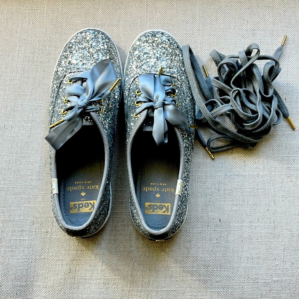 Keds + Kate Spade New York Champion glitter sneakers. New and never worn!